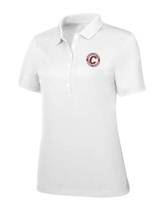 Callaway Womens Ottoman Bright White Polo w/Carlton Electric Logo