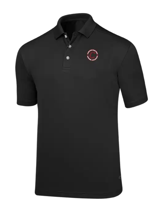 Callaway Core Black Performance Polo w/Carlton Electric Logo