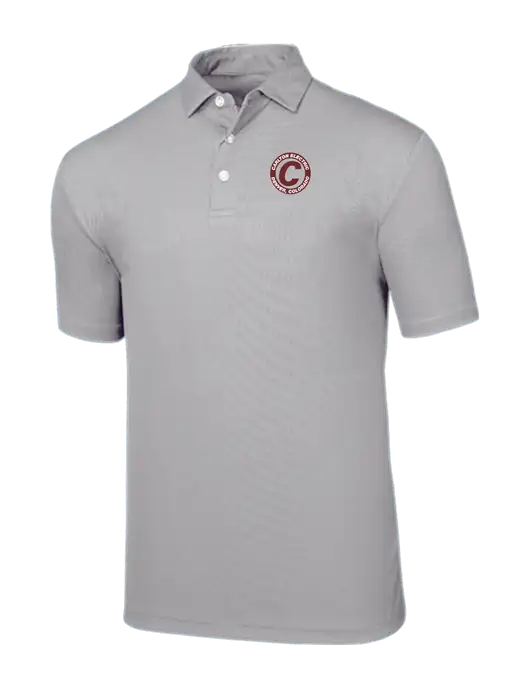Callaway Birdseye Light Grey Polo w/Carlton Electric Logo