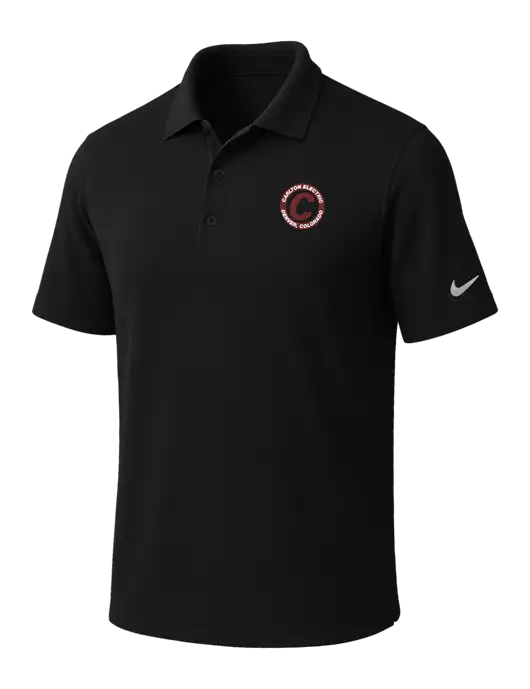 NIKE Black Dri-Fit Micro Pique Polo w/Carlton Electric Logo