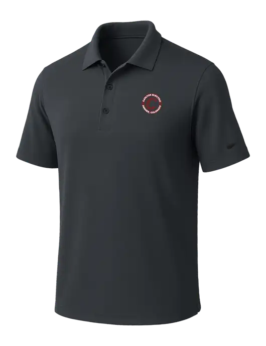 NIKE Dark Grey Dri-Fit Micro Pique Polo w/Carlton Electric Logo