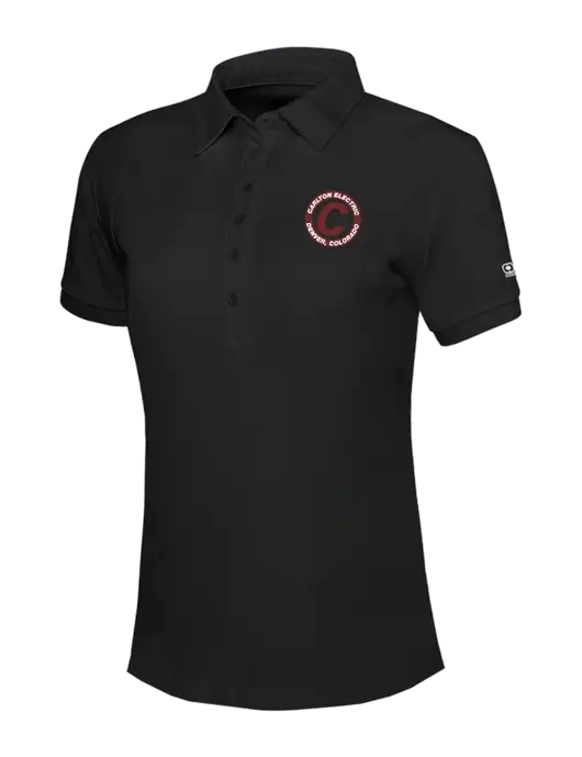 OGIO Womens Blacktop Jewel Polo w/Carlton Electric Logo