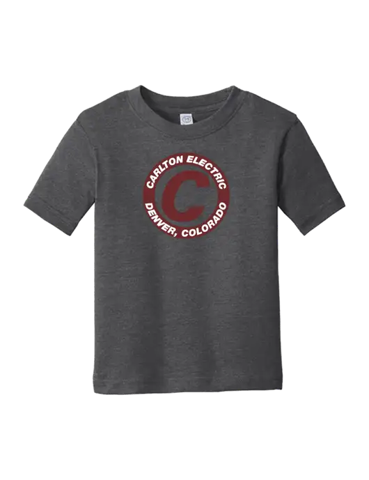 Rabbit Skins Vintage Smoke Toddler Fine Jersey Tee w/Carlton Electric Logo