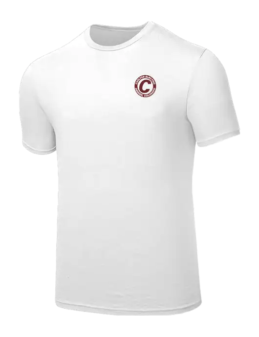 Seriously Soft White T-Shirt w/Carlton Electric Logo