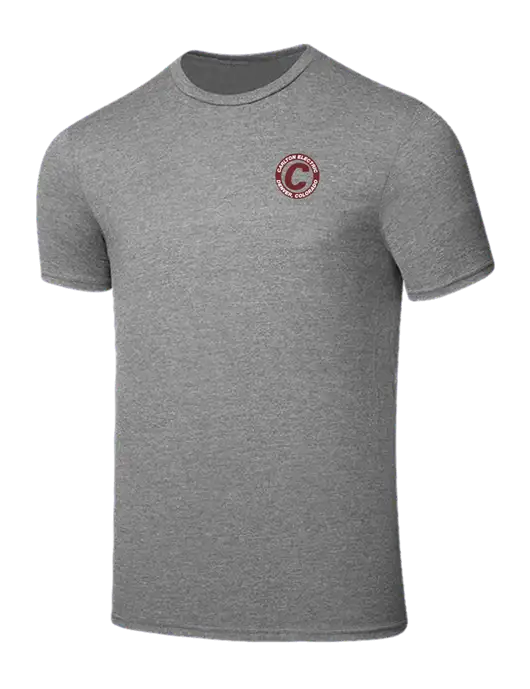 Seriously Soft Grey Frost T-Shirt w/Carlton Electric Logo