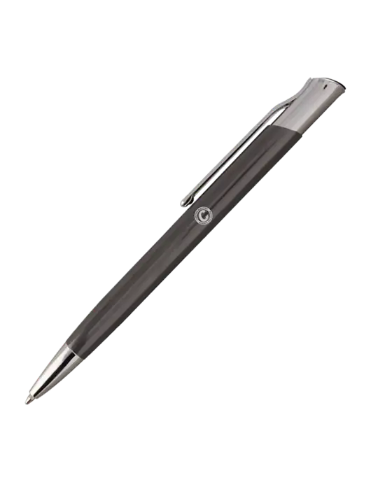 San Malo Gunmetal Pen - Black Ink w/Carlton Electric Logo