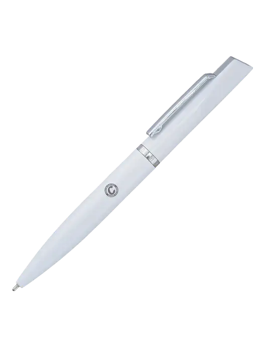 Santos White Pen - Black Ink w/Carlton Electric Logo
