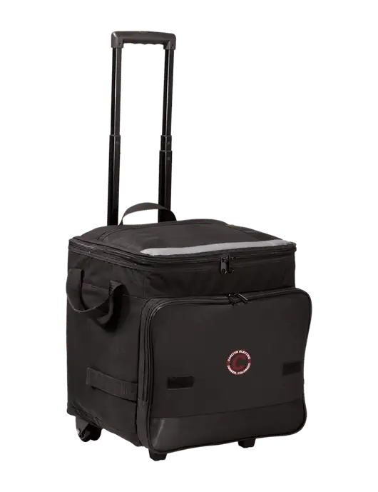 Black Rolling Cooler w/Carlton Electric Logo