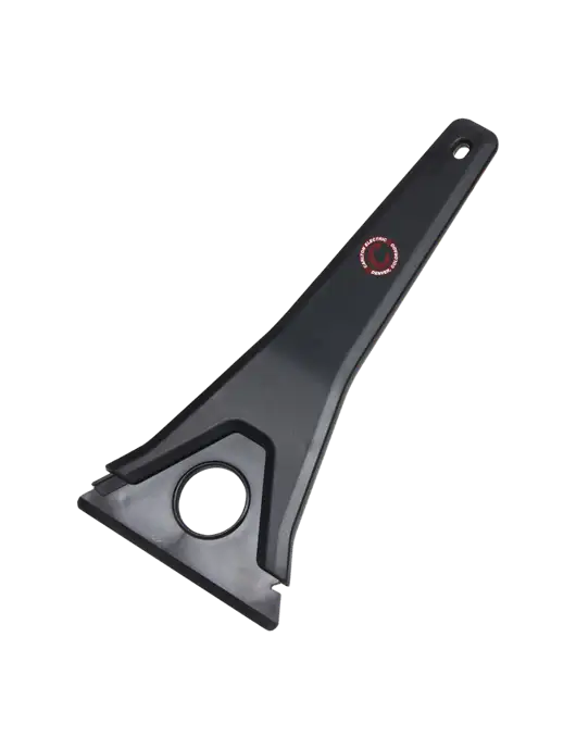 TriBlade Black Windshield Scraper w/Carlton Electric Logo
