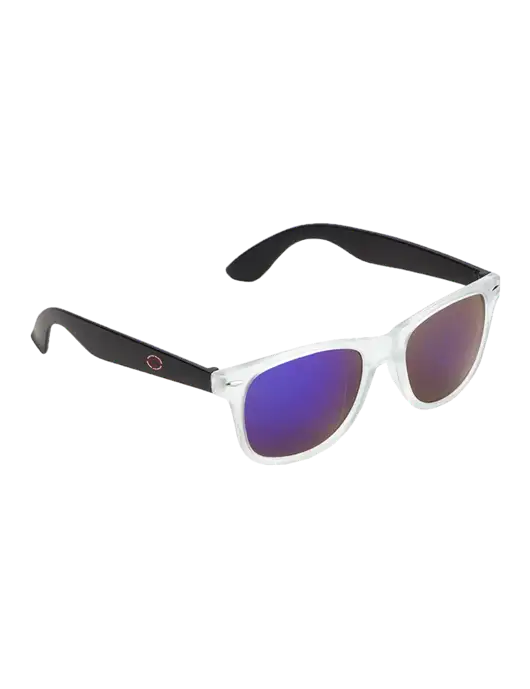 Key West Black Mirrored Sunglasses w/Carlton Electric Logo