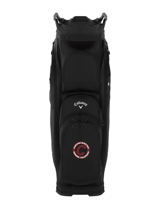 Callaway Org 14 Black Golf Bag  w/Carlton Electric Logo