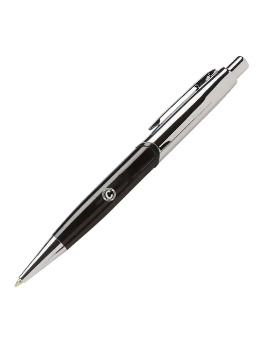 Chimera Black Pen - Black Ink w/Carlton Electric Logo