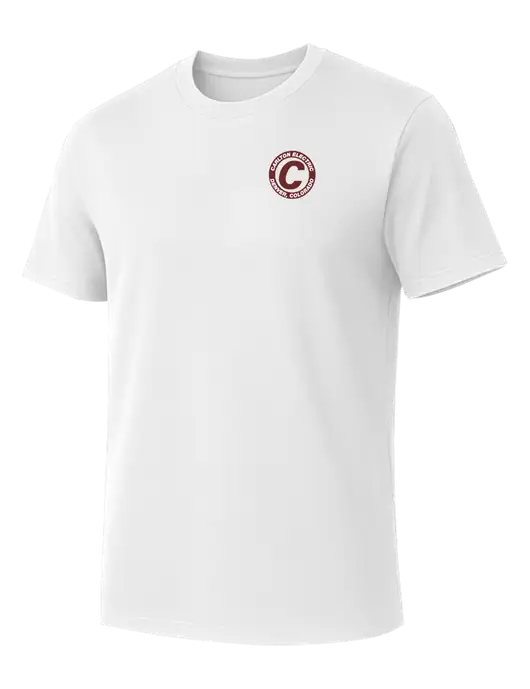 Allmade Bright White Organic Cotton Tee w/Carlton Electric Logo