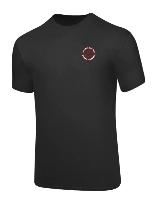 Core Blend Charcoal Grey T-Shirt w/Carlton Electric Logo