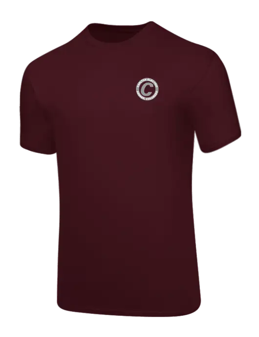 Core Blend Maroon T-Shirt w/Carlton Electric Logo