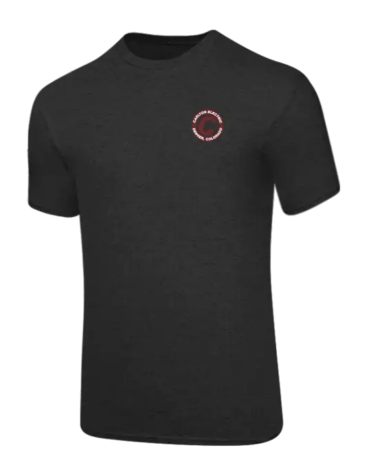 Core Blend Dark Heather Grey T-Shirt w/Carlton Electric Logo