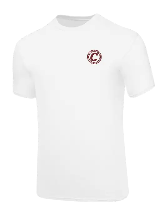 Core Blend White T-Shirt w/Carlton Electric Logo