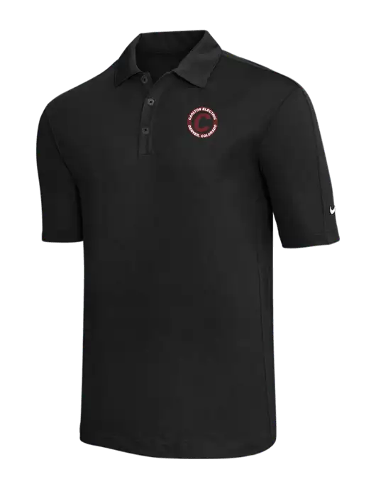 Nike Black Tech Sport Dri-FIT Polo w/Carlton Electric Logo