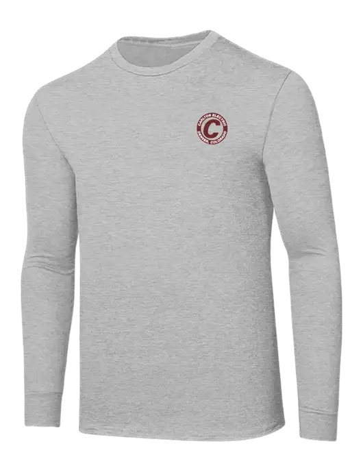Core Blend Light Grey Heather Long Sleeve Tee w/Carlton Electric Logo