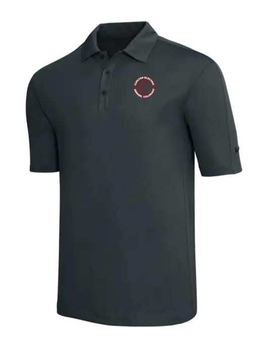 Nike Dark Grey Tech Sport Dri-FIT Polo w/Carlton Electric Logo