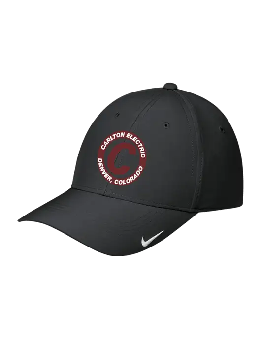 Nike Black Dri-FIT Legacy Cap w/Carlton Electric Logo