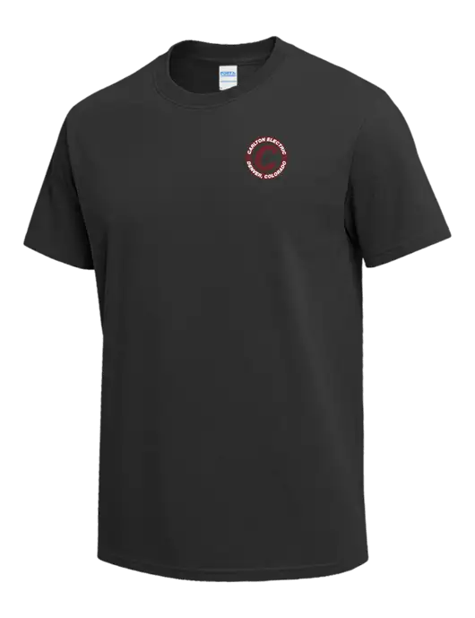Charcoal Heavyweight 6.1 oz T-Shirt w/Carlton Electric Logo