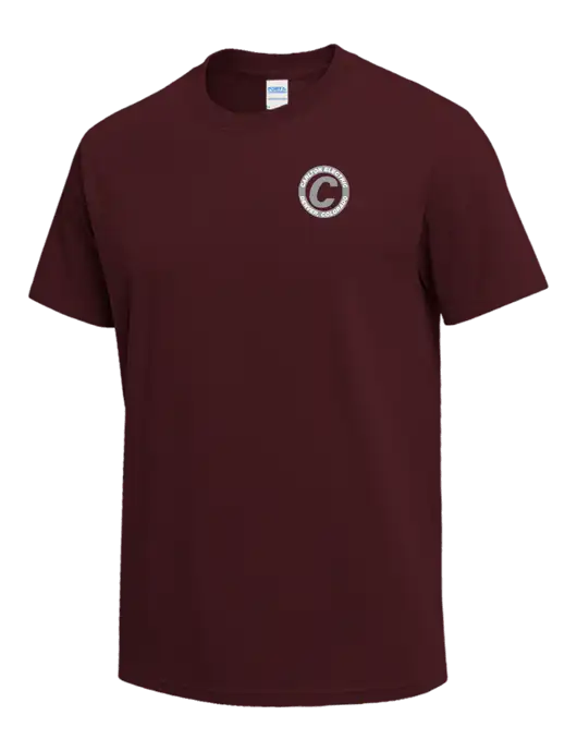 Maroon Heavyweight 6.1 oz T-Shirt w/Carlton Electric Logo