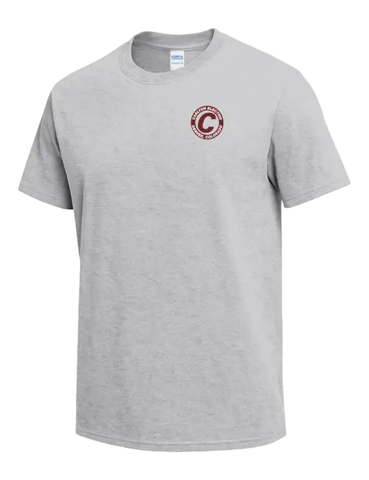 Light Grey Heather Heavyweight 6.1 oz T-Shirt w/Carlton Electric Logo