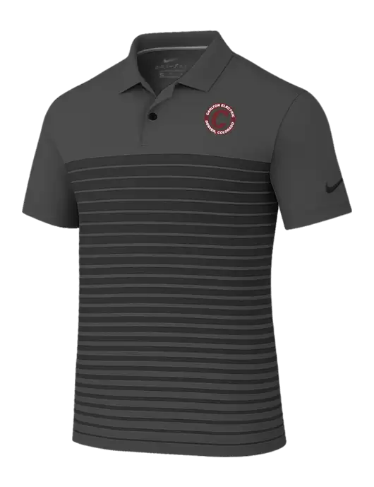 Nike Dark Grey Dri-FIT Vapor Block Polo w/Carlton Electric Logo