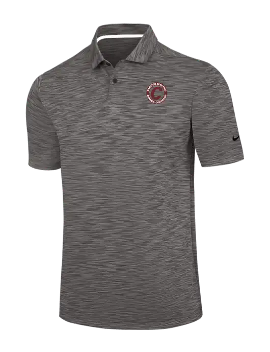 Nike Dark Grey Dri-FIT Vapor Space Dyed Polo w/Carlton Electric Logo