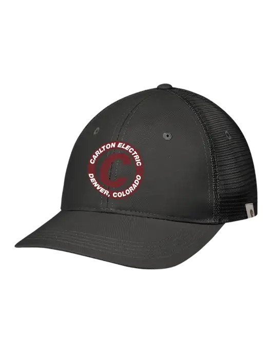 Carhartt Black Trucker Rugged Pro Series Cap w/Carlton Electric Logo