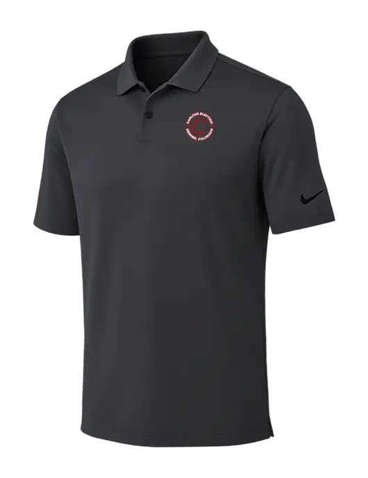 Nike Dark Grey Dri-FIT Vapor Polo w/Carlton Electric Logo