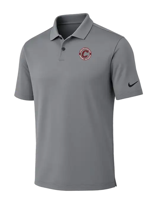 Nike Medium Grey Dri-FIT Vapor Polo w/Carlton Electric Logo