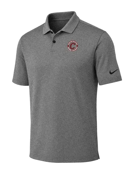Nike Dark Grey Heather Dri-FIT Vapor Polo w/Carlton Electric Logo