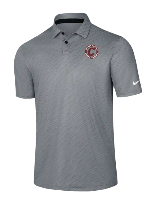 Nike Medium Grey Vapor Dash Polo w/Carlton Electric Logo