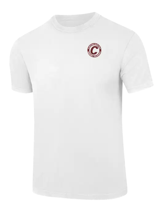 Comfort Colors 6.1 oz White Heavyweight Ring Spun T-Shirt w/Carlton Electric Logo