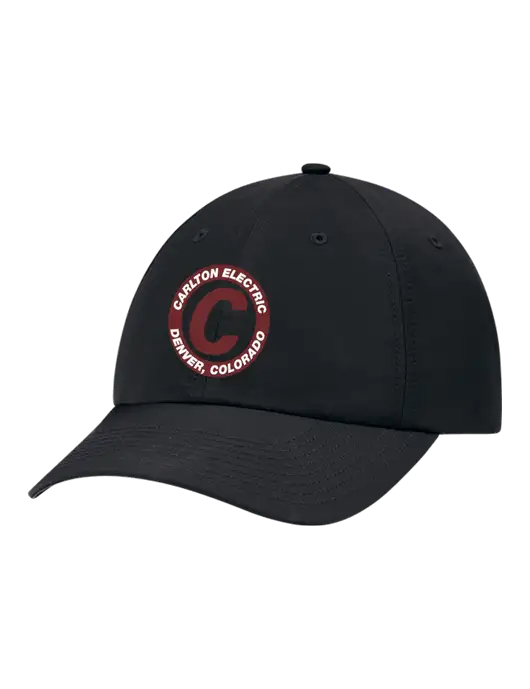 Richardson Relaxed Performance Lite Black Cap w/Carlton Electric Logo