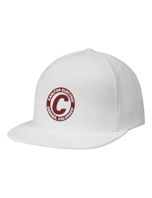 Richardson White Cannon Cap w/Carlton Electric Logo