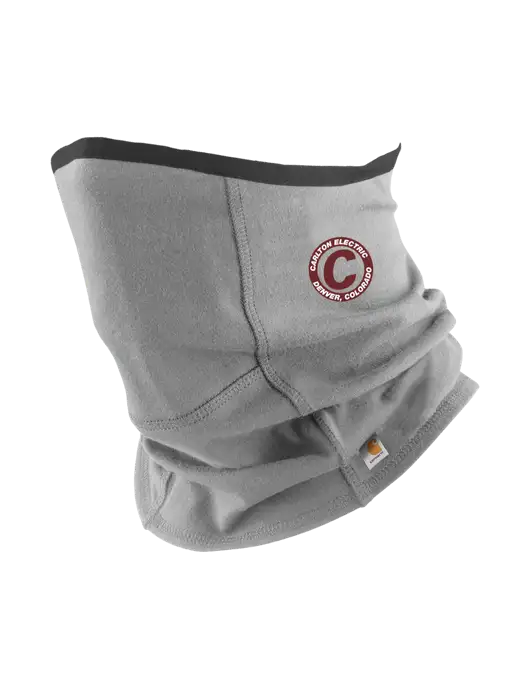 Carhartt Medium Grey Cotton Blend Filter Pocket Gaiter w/Carlton Electric Logo