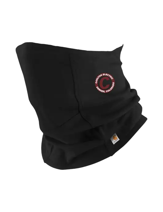 Carhartt Black Cotton Blend Filter Pocket Gaiter w/Carlton Electric Logo