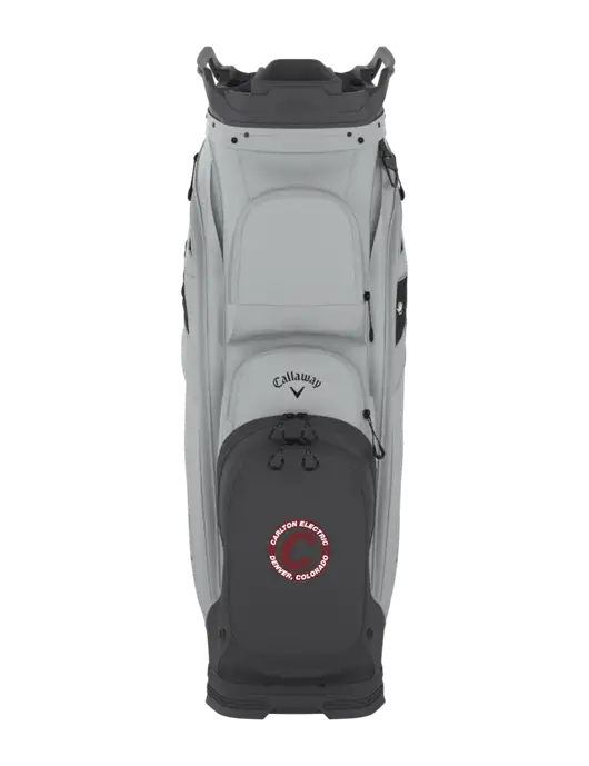 Callaway Org 14 Light Grey Golf Bag  w/Carlton Electric Logo