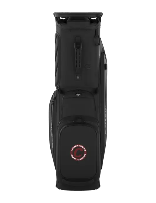 Callaway Fairway 14 Black Golf Bag w/Carlton Electric Logo