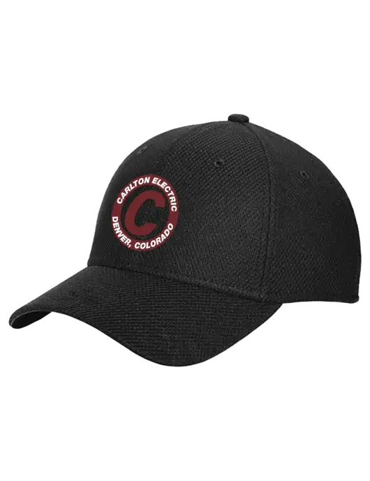 New Era Diamond Era Black Stretch Cap w/Carlton Electric Logo