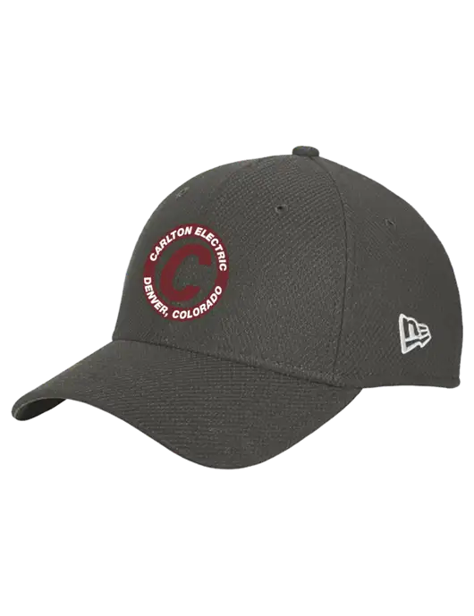 New Era Diamond Era Very Dark Grey Stretch Cap w/Carlton Electric Logo