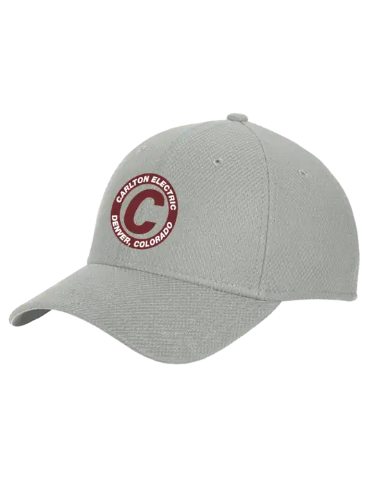 New Era Diamond Era Medium Grey Stretch Cap w/Carlton Electric Logo