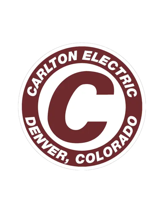 Carlton Electric Extra Large Decal (8" w)