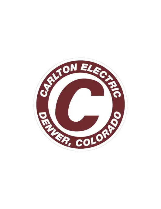 Carlton Electric Medium Decal (4" w)