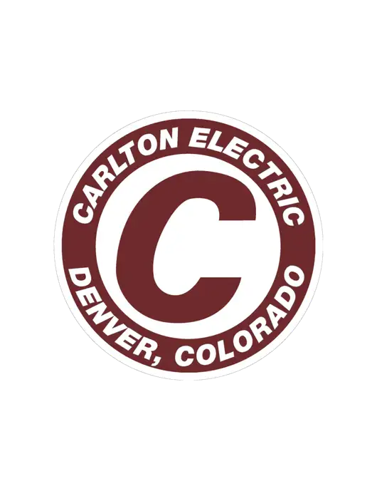 Carlton Electric Large Decal (6" w)