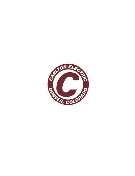 Hard Hat Decal  w/Carlton Electric Logo