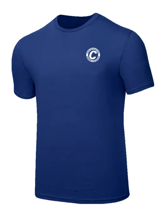 Seriously Soft Dark Royal T-Shirt w/Carlton Electric Logo